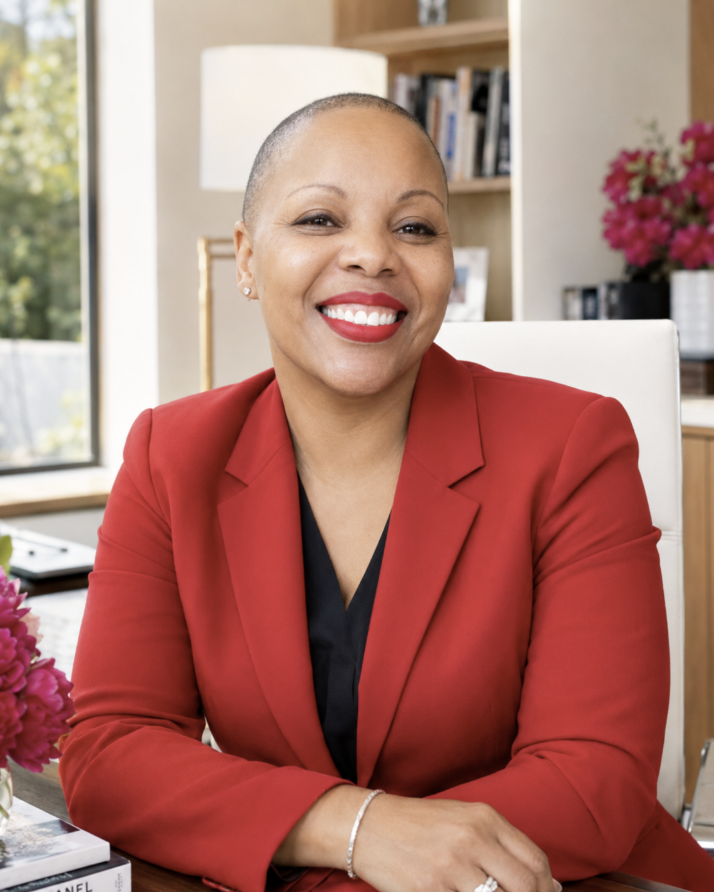 Kimberly Millionaire at her desk